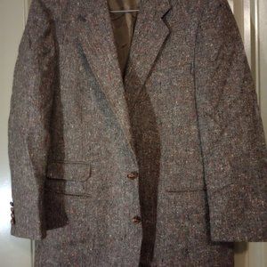 Stafford Brown Wool Blazer Size L